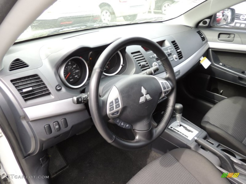 Black Interior 2010 Mitsubishi Lancer ES Photo #77741376