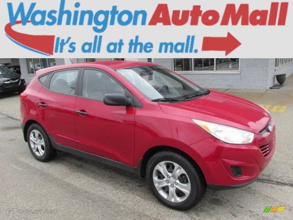 Garnet Red Hyundai Tucson