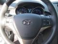 Gray Leather/Gray Cloth 2013 Hyundai Genesis Coupe 2.0T Premium Steering Wheel