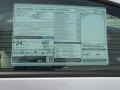  2013 Genesis Coupe 2.0T Premium Window Sticker