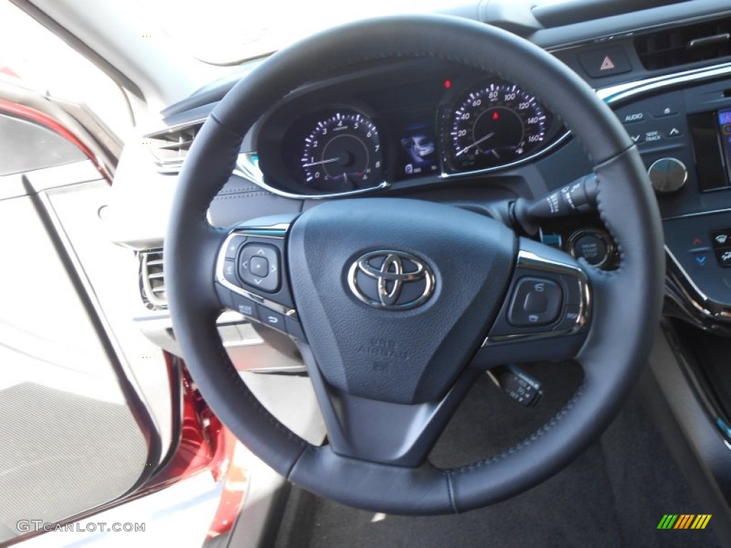 2013 Toyota Avalon XLE Black Steering Wheel Photo #77742379
