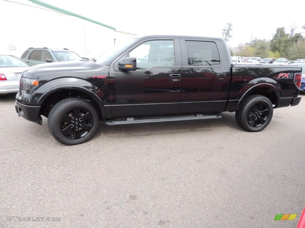 Tuxedo Black Metallic 2013 Ford F150 FX4 SuperCrew 4x4 Exterior Photo #77743647