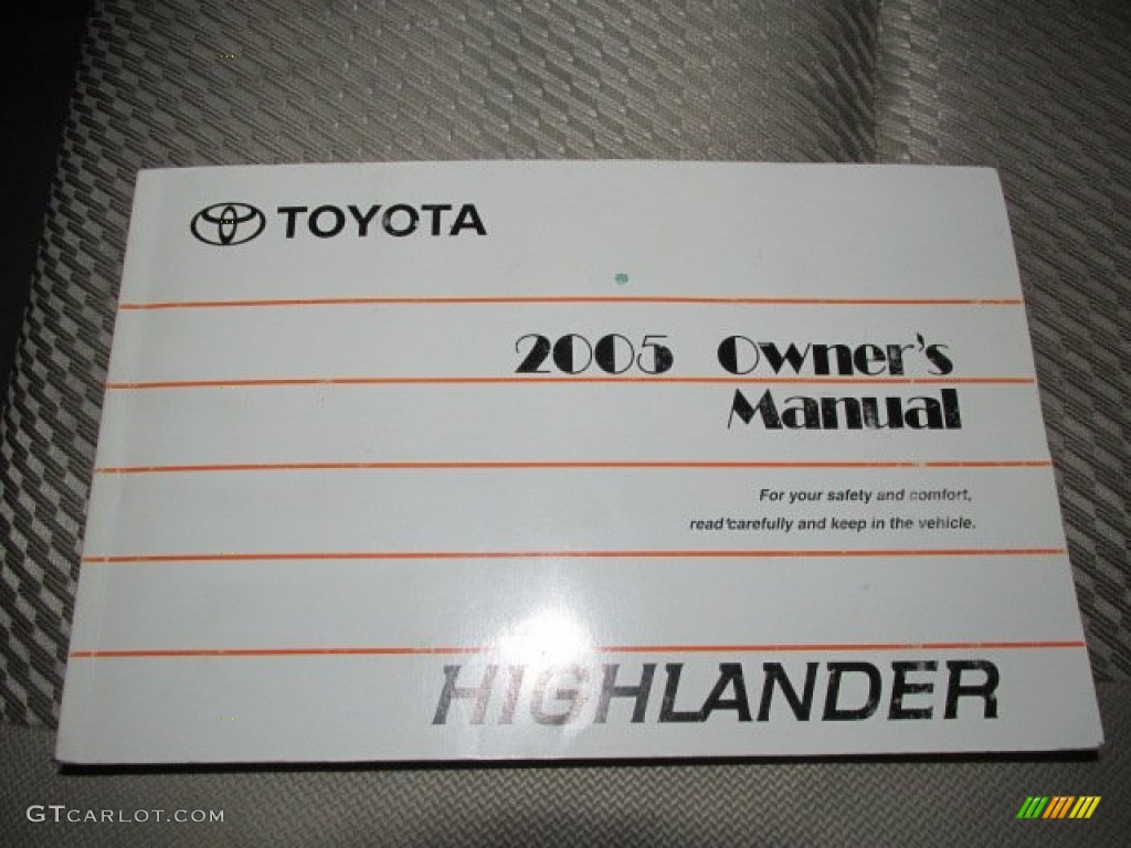 2005 Toyota Highlander V6 4WD Books/Manuals Photo #77743651