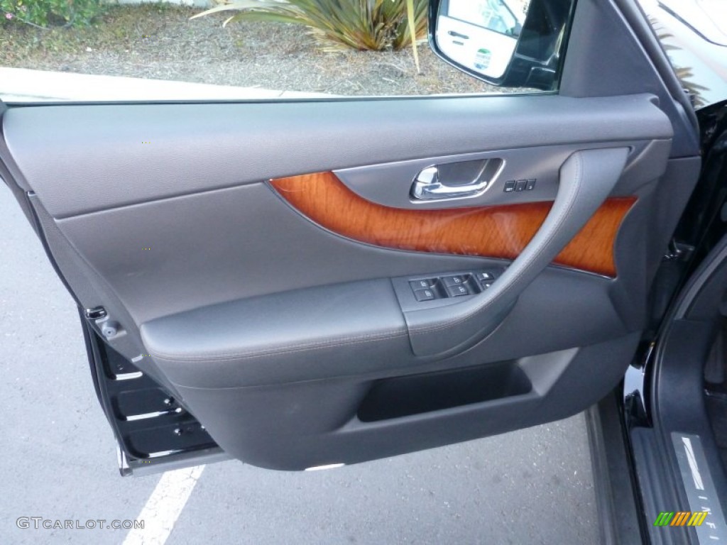 2011 Infiniti FX 50 AWD Graphite Door Panel Photo #77743898