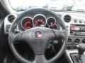 2008 Pontiac Vibe Graphite Interior Steering Wheel Photo