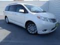 2013 Super White Toyota Sienna XLE  photo #2