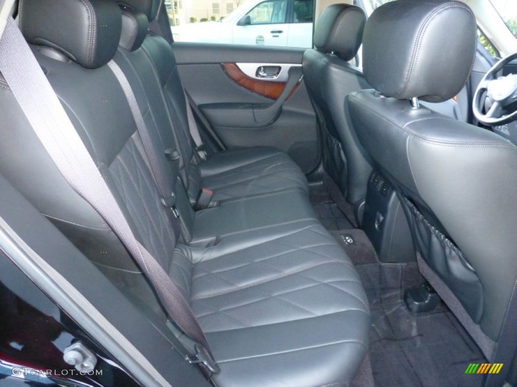2011 Infiniti FX 50 AWD Rear Seat Photos