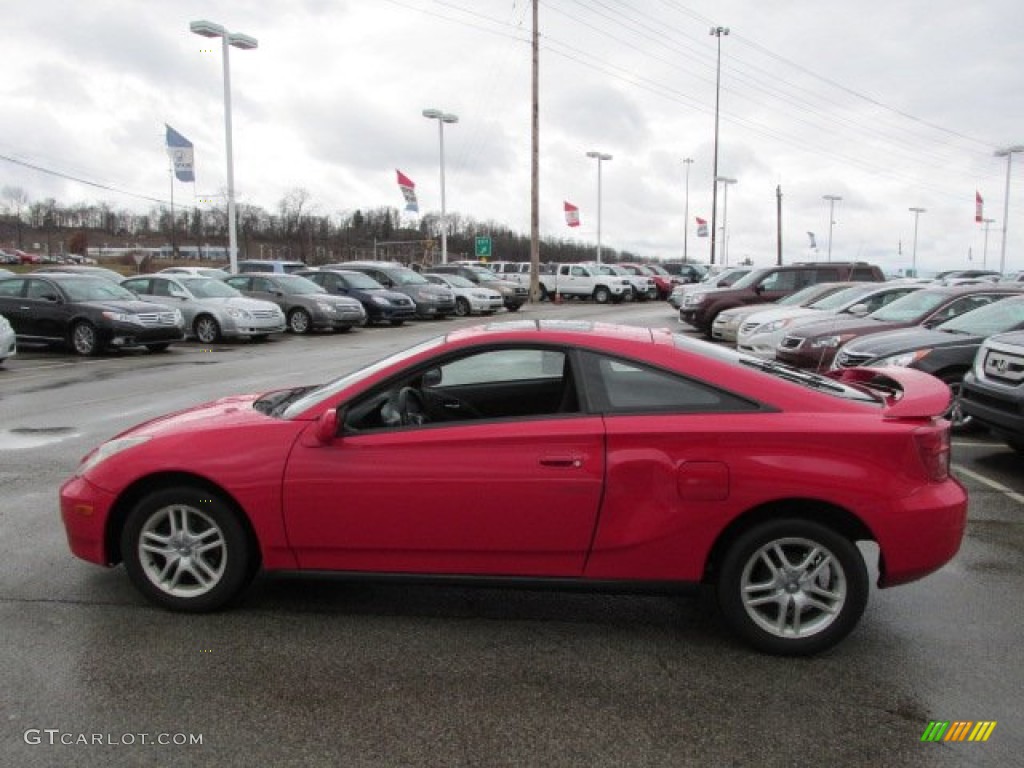 2003 Celica GT - Absolutely Red / Black/Red photo #7