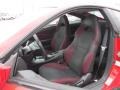 2003 Toyota Celica Black/Red Interior Front Seat Photo