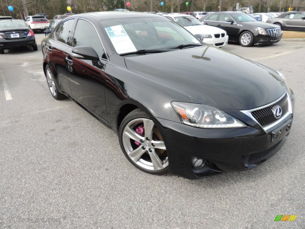 Obsidian Black 2011 Lexus IS 250 Exterior Photo #77744298