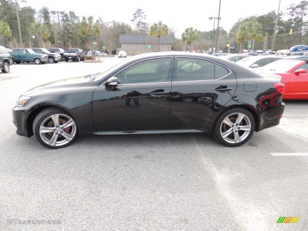 Obsidian Black 2011 Lexus IS 250 Exterior Photo #77744328