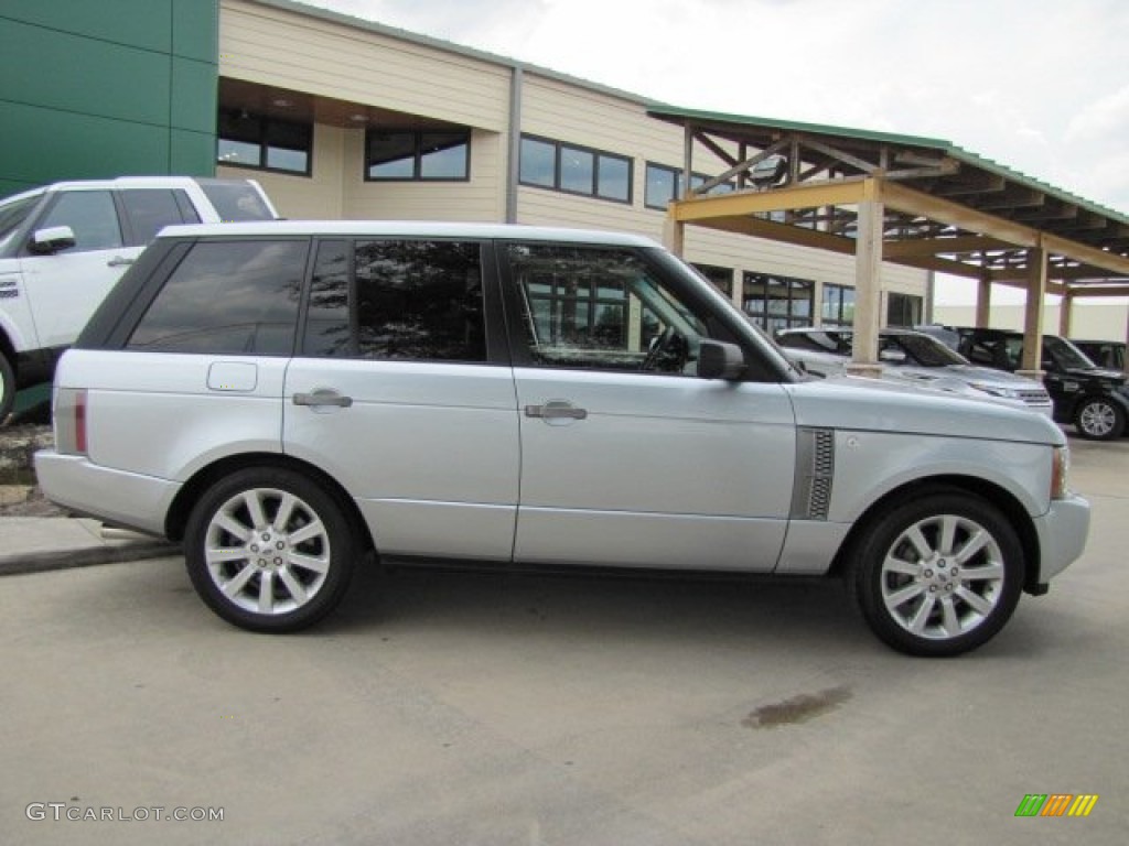 2007 Range Rover Supercharged - Zermatt Silver Metallic / Jet Black photo #11