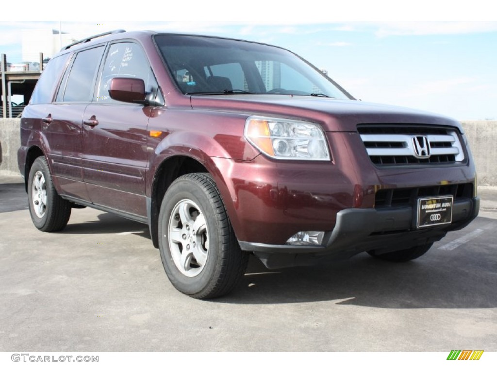 Dark Cherry Pearl Honda Pilot