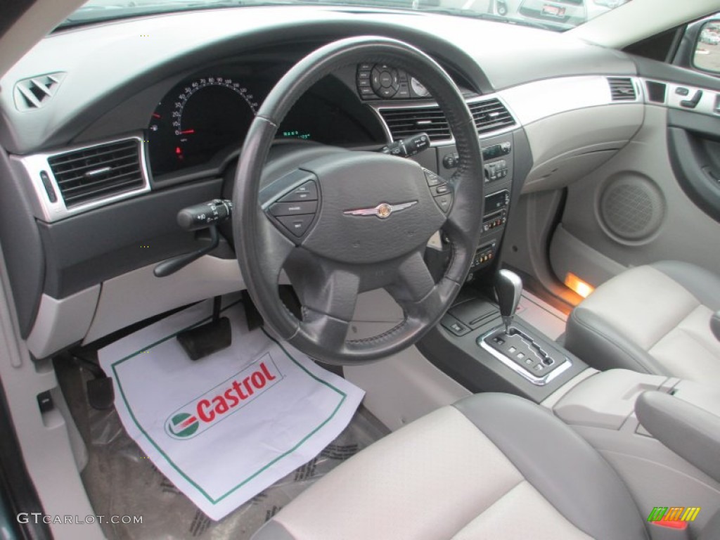 Pastel Slate Gray Interior 2007 Chrysler Pacifica Touring AWD Photo #77745447
