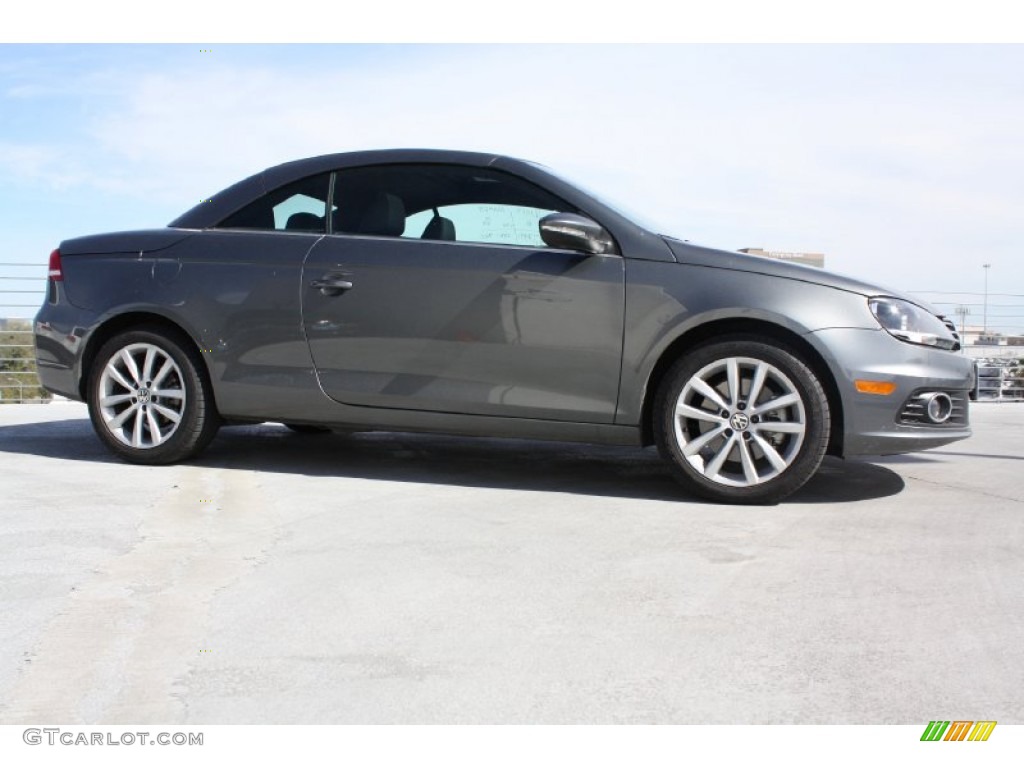 Indium Gray Metallic 2012 Volkswagen Eos Komfort Exterior Photo #77745504