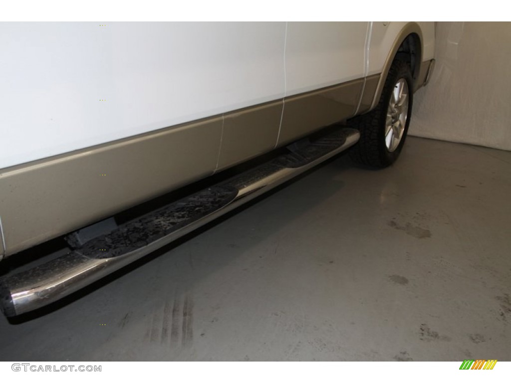 2010 F150 Lariat SuperCrew - Oxford White / Tan photo #15