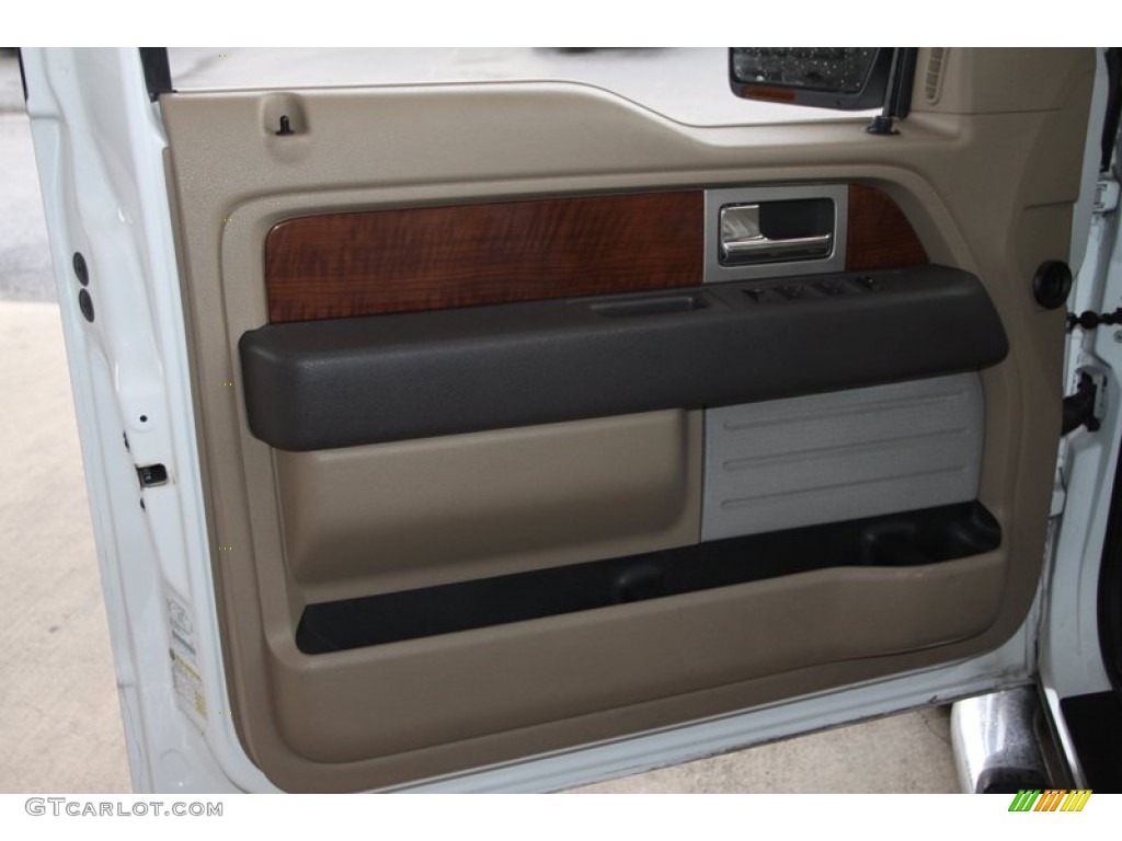 2010 F150 Lariat SuperCrew - Oxford White / Tan photo #19