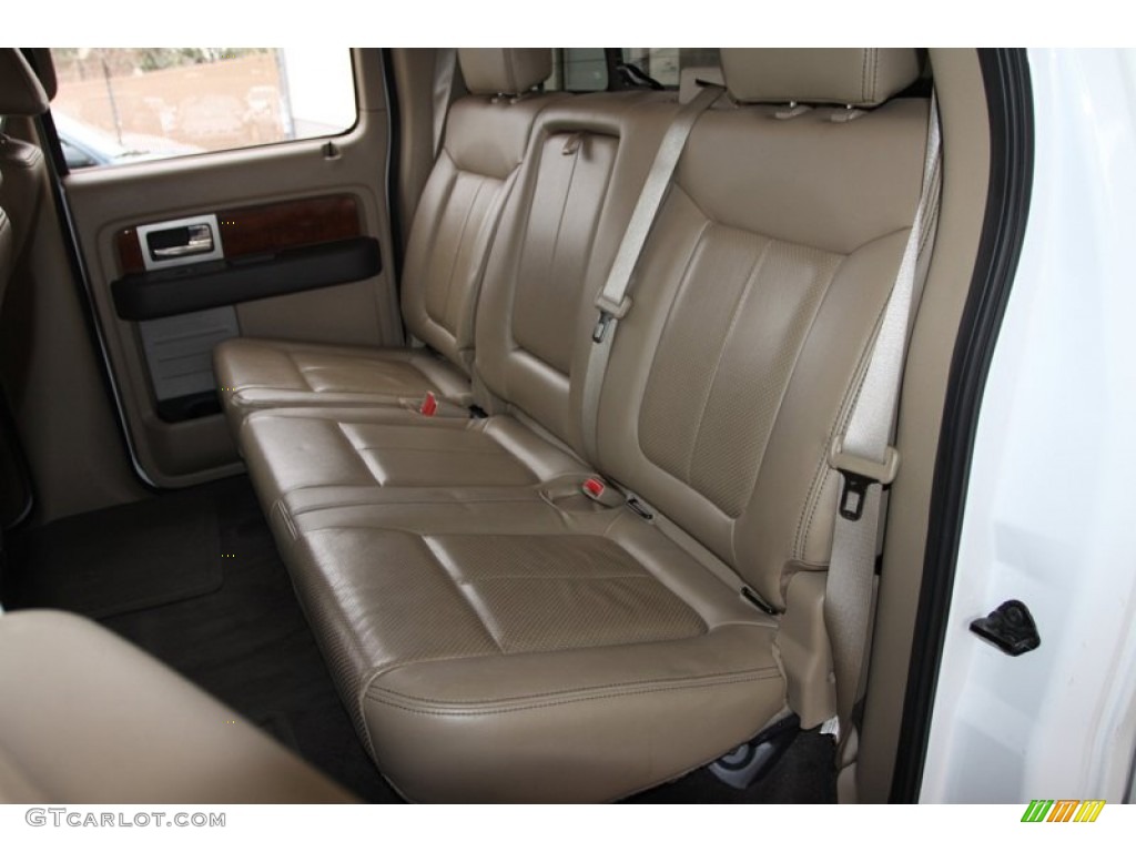 2010 F150 Lariat SuperCrew - Oxford White / Tan photo #22