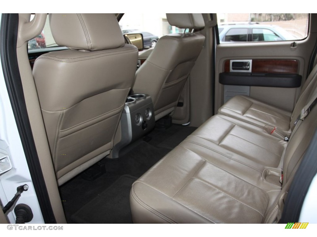 2010 F150 Lariat SuperCrew - Oxford White / Tan photo #23