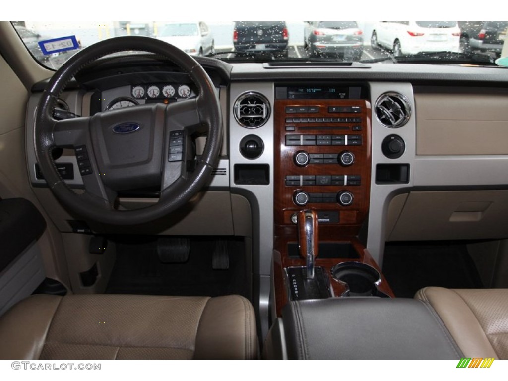 2010 F150 Lariat SuperCrew - Oxford White / Tan photo #24