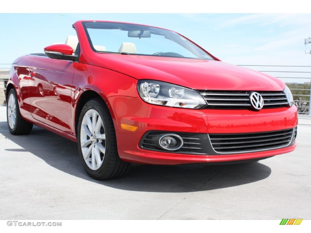 Salsa Red 2012 Volkswagen Eos Komfort Exterior Photo #77745955