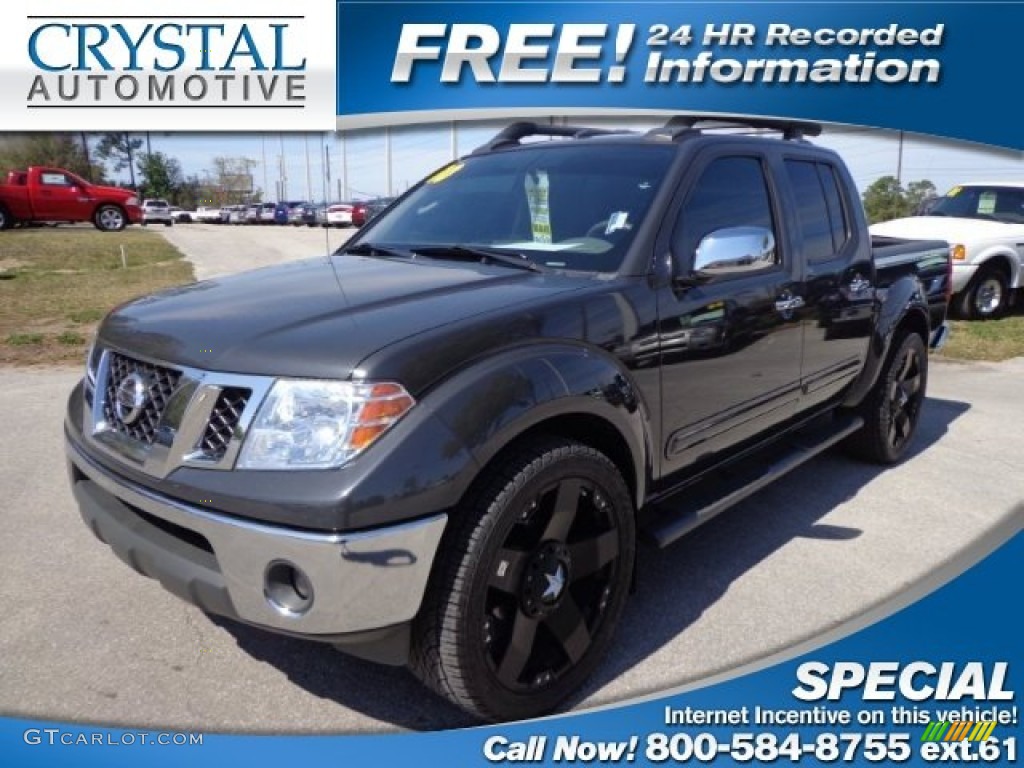 2010 Frontier LE Crew Cab - Night Armor Metallic / Graphite photo #1