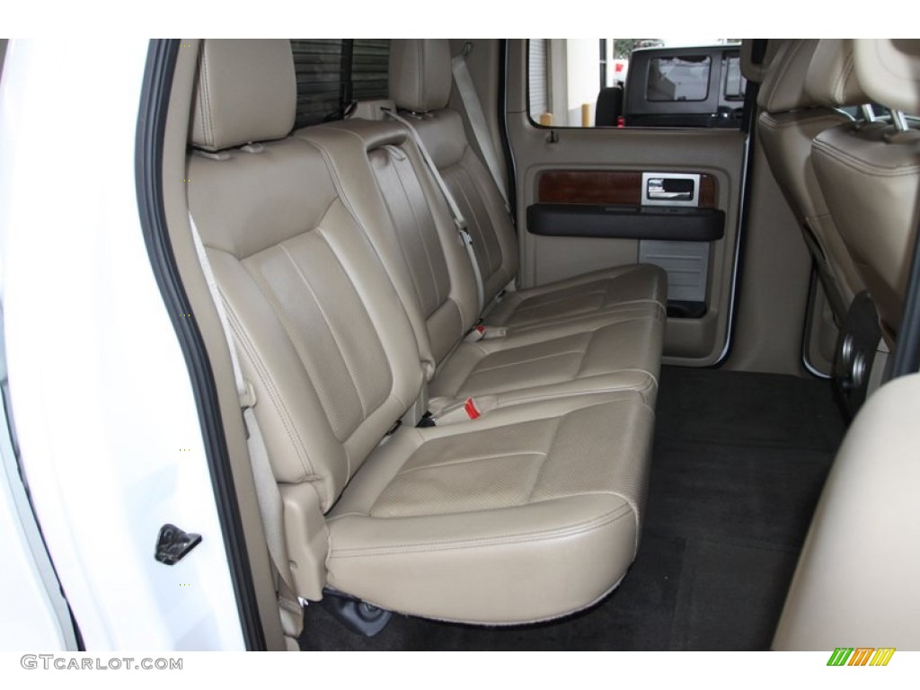 2010 F150 Lariat SuperCrew - Oxford White / Tan photo #54