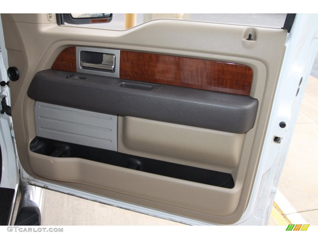2010 F150 Lariat SuperCrew - Oxford White / Tan photo #56