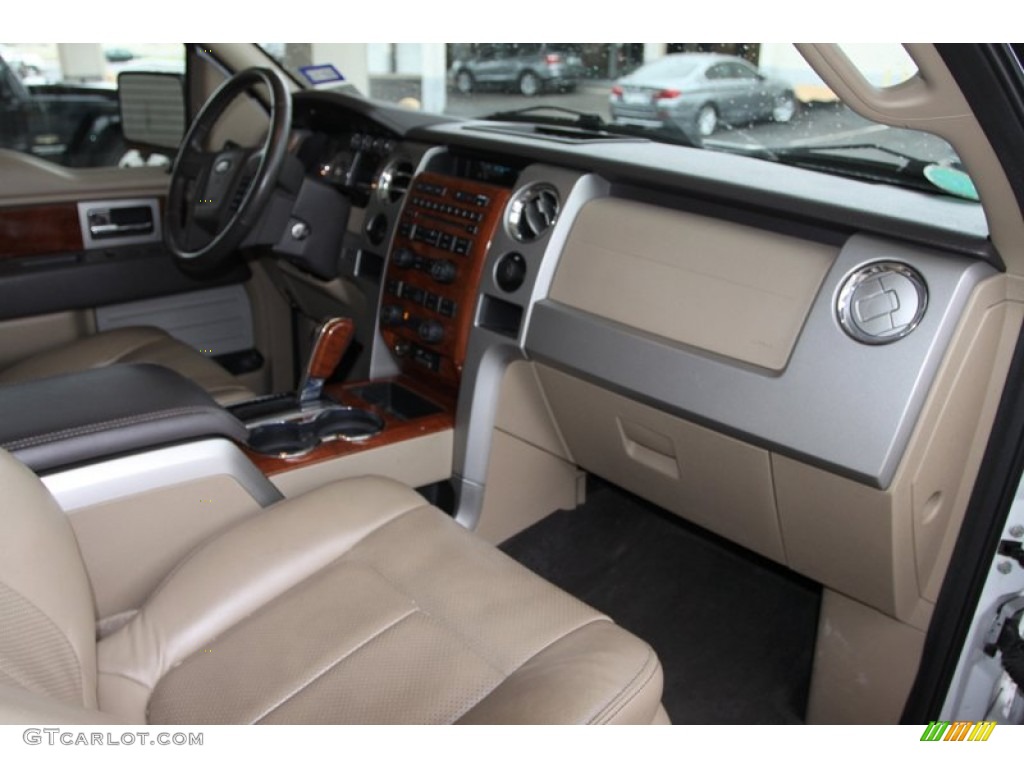 2010 F150 Lariat SuperCrew - Oxford White / Tan photo #57