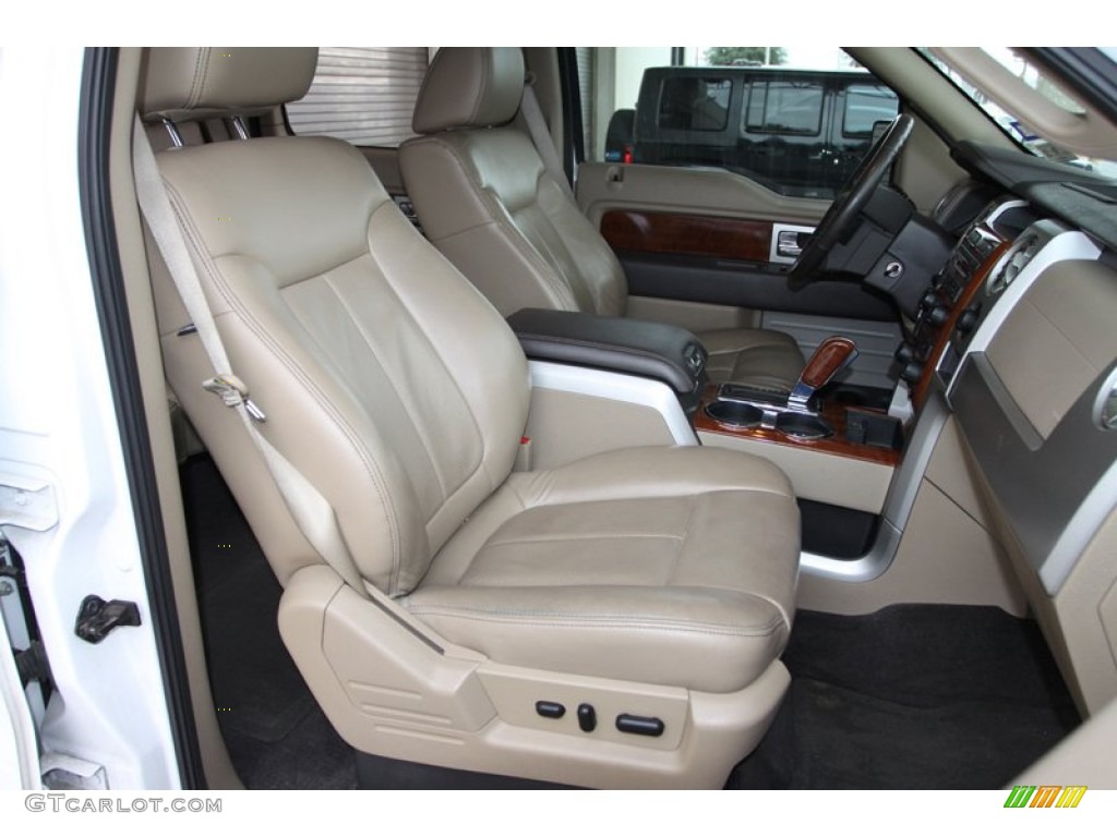 2010 F150 Lariat SuperCrew - Oxford White / Tan photo #60