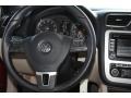 Cornsilk Beige 2012 Volkswagen Eos Komfort Steering Wheel