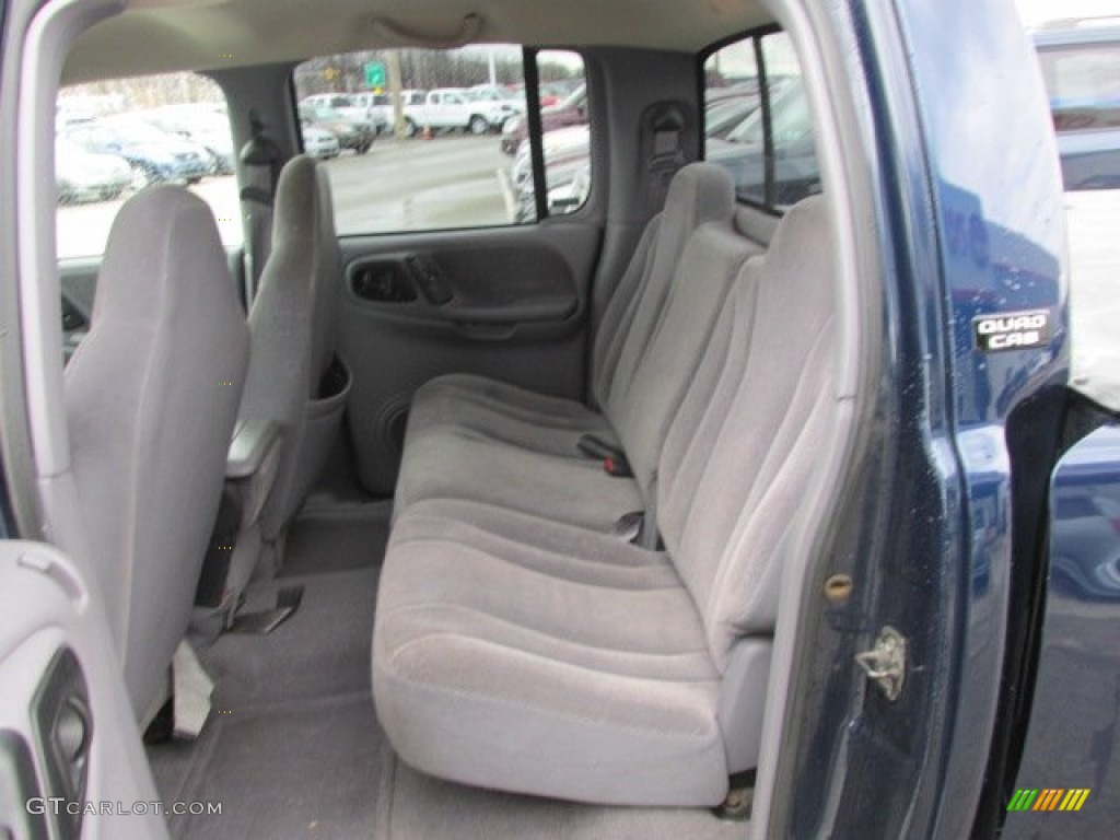 Mist Gray Interior 2000 Dodge Dakota SLT Crew Cab 4x4 Photo #77746662