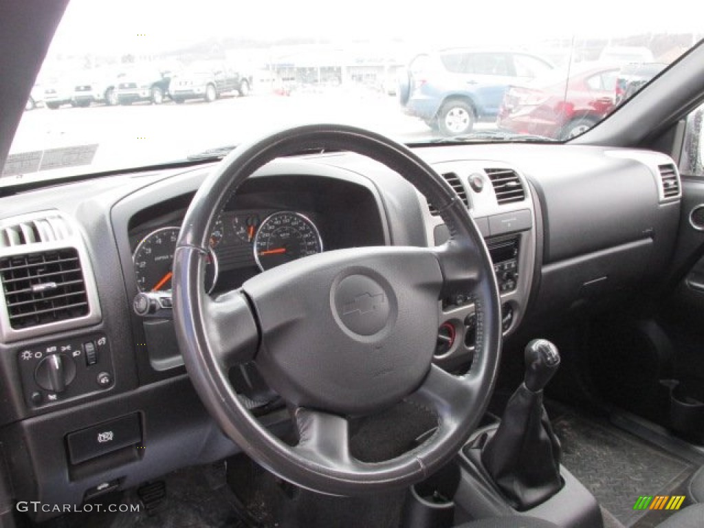 2007 Chevrolet Colorado LT Extended Cab Very Dark Pewter Dashboard Photo #77747879