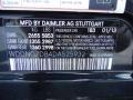  2013 S 550 Sedan Magnetite Black Metallic Color Code 183