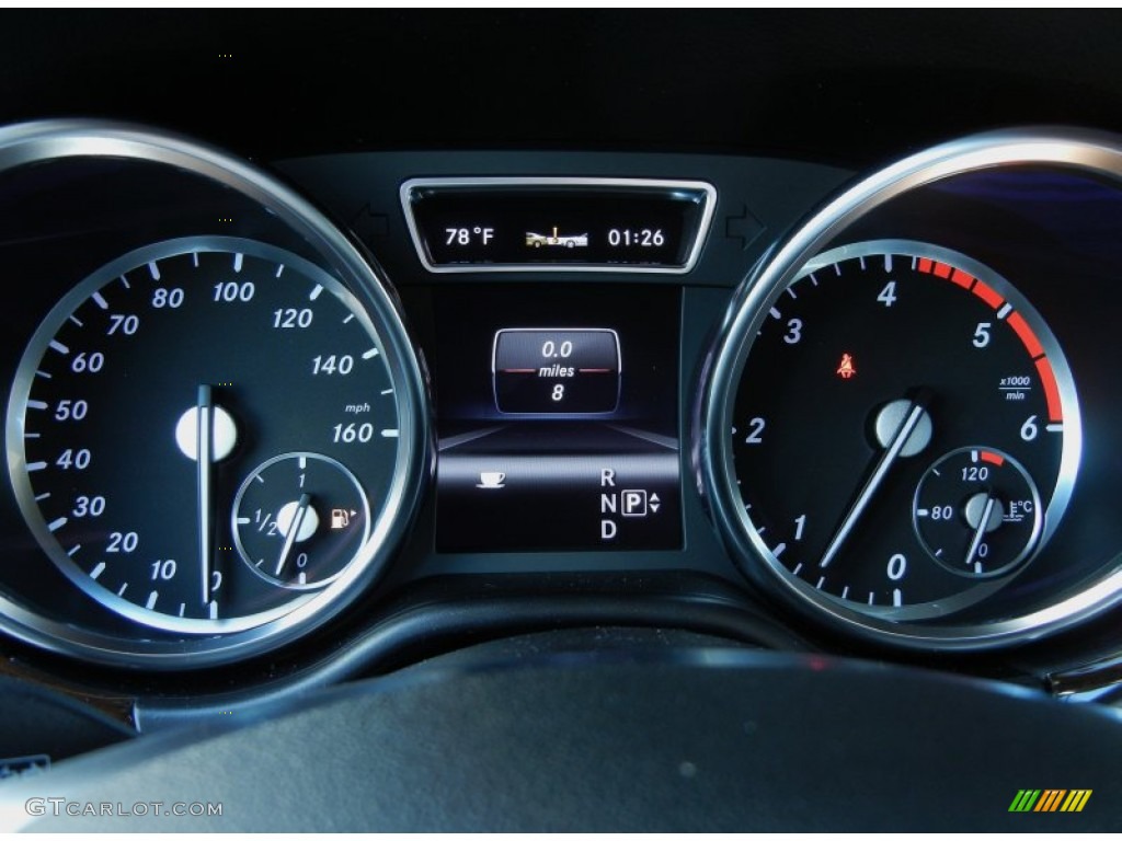 2013 Mercedes-Benz ML 350 BlueTEC 4Matic Gauges Photo #77748222