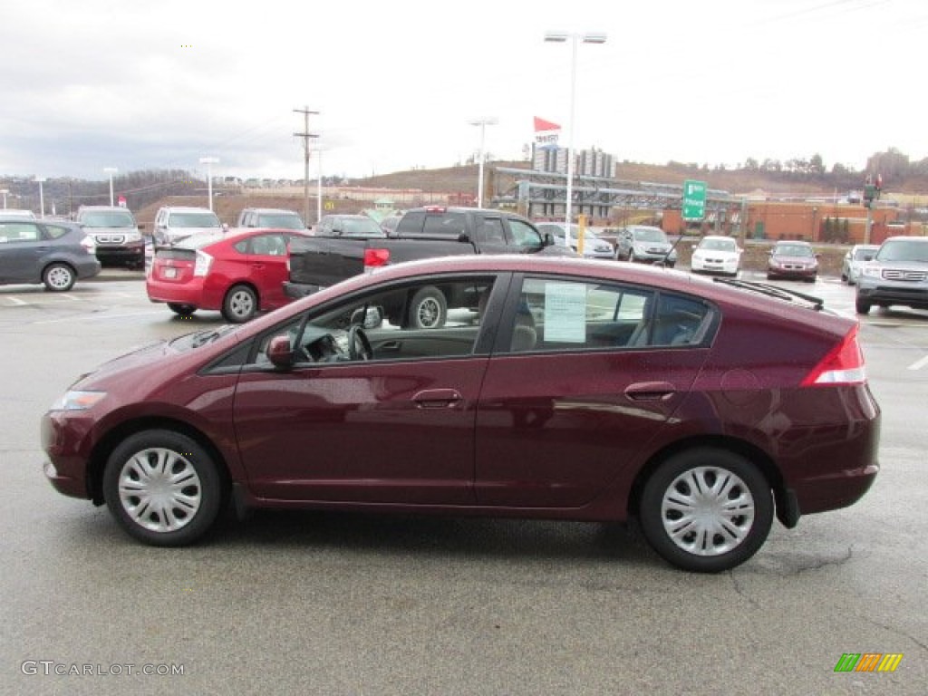 Crimson Red Pearl 2011 Honda Insight Hybrid LX Exterior Photo #77750120