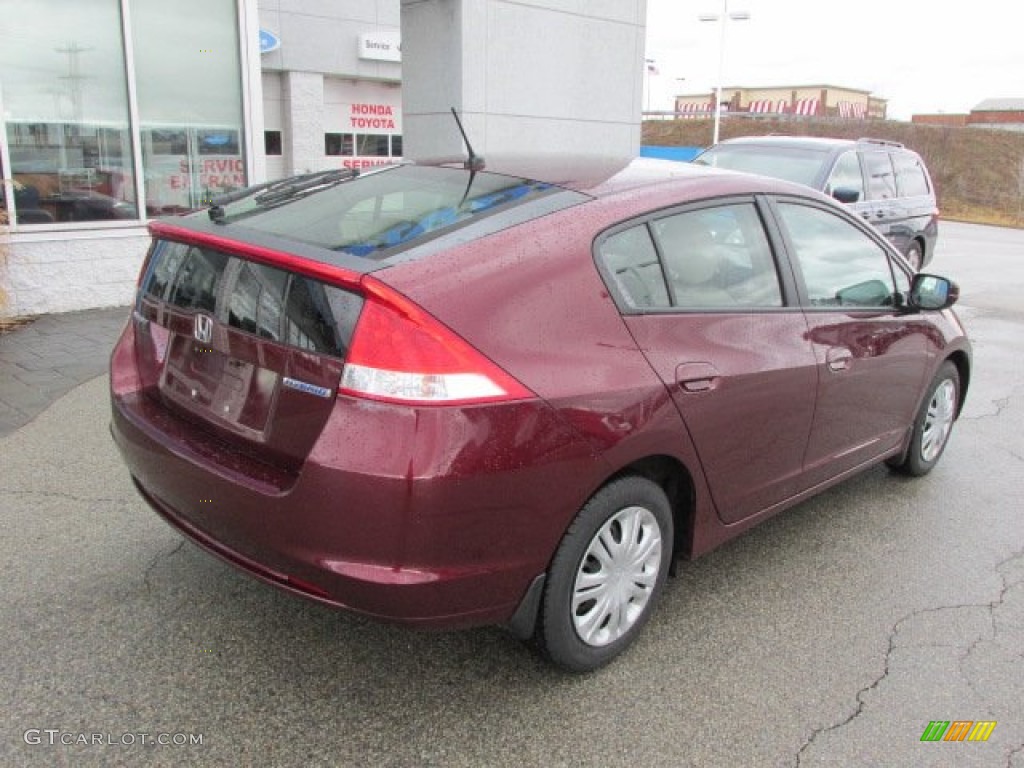 Crimson Red Pearl 2011 Honda Insight Hybrid LX Exterior Photo #77750177