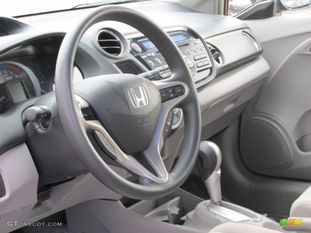 2011 Honda Insight Hybrid LX Gray Steering Wheel Photo #77750213