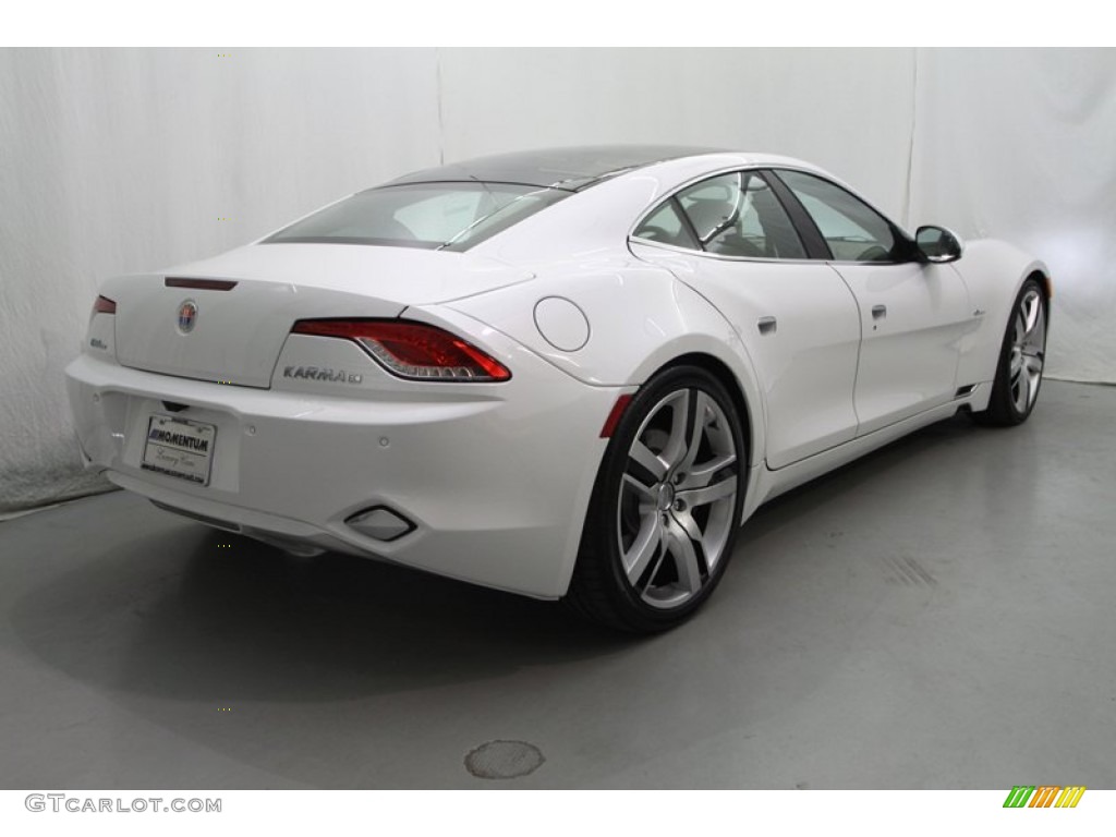White Sand 2012 Fisker Karma EcoChic Exterior Photo #77750601