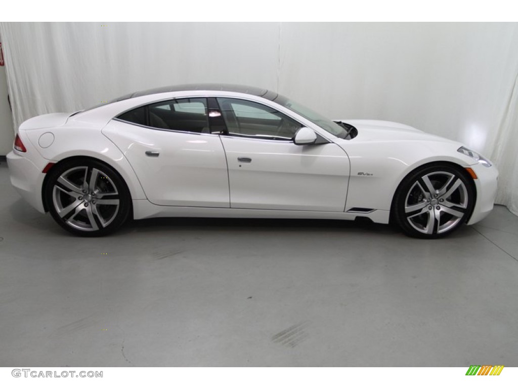 White Sand 2012 Fisker Karma EcoChic Exterior Photo #77750619