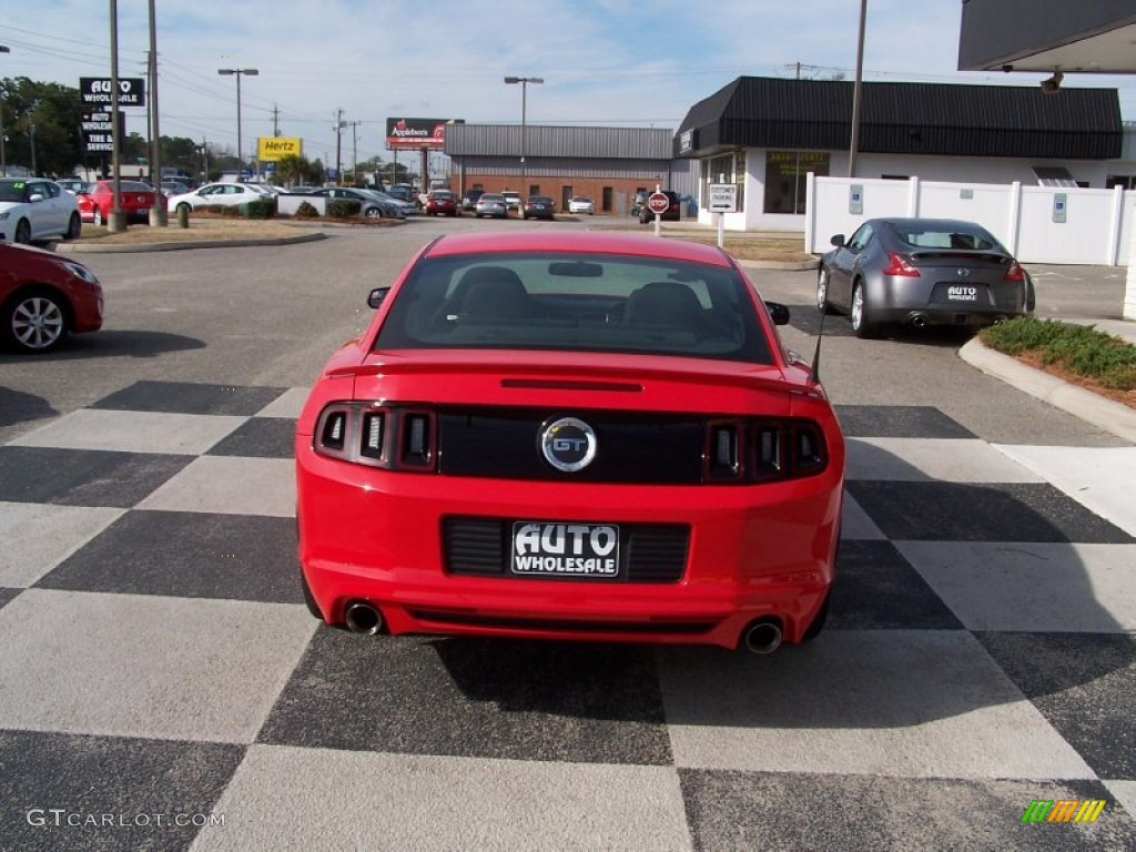 2013 Mustang GT Coupe - Race Red / Charcoal Black photo #4