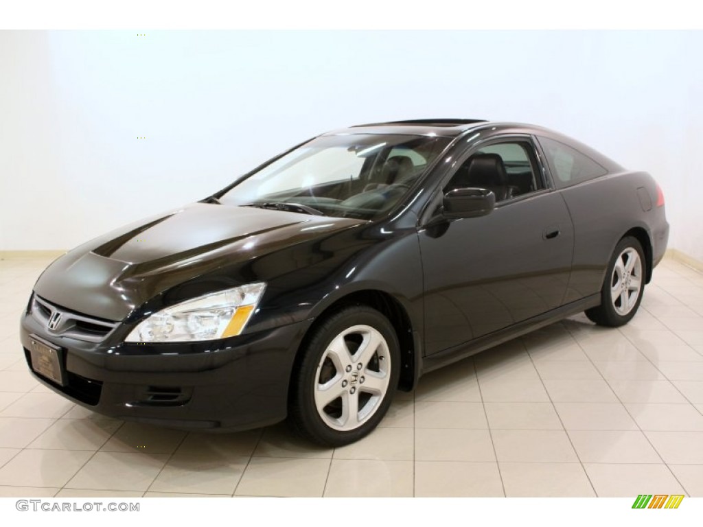 Nighthawk Black Pearl 2007 Honda Accord EX V6 Coupe Exterior Photo #77751327