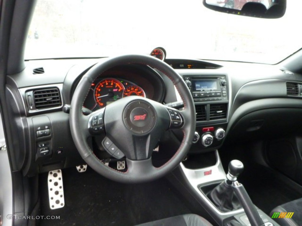 2011 Subaru Impreza WRX STi STI  Black/Alcantara Dashboard Photo #77751492