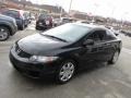 Crystal Black Pearl - Civic LX Coupe Photo No. 5