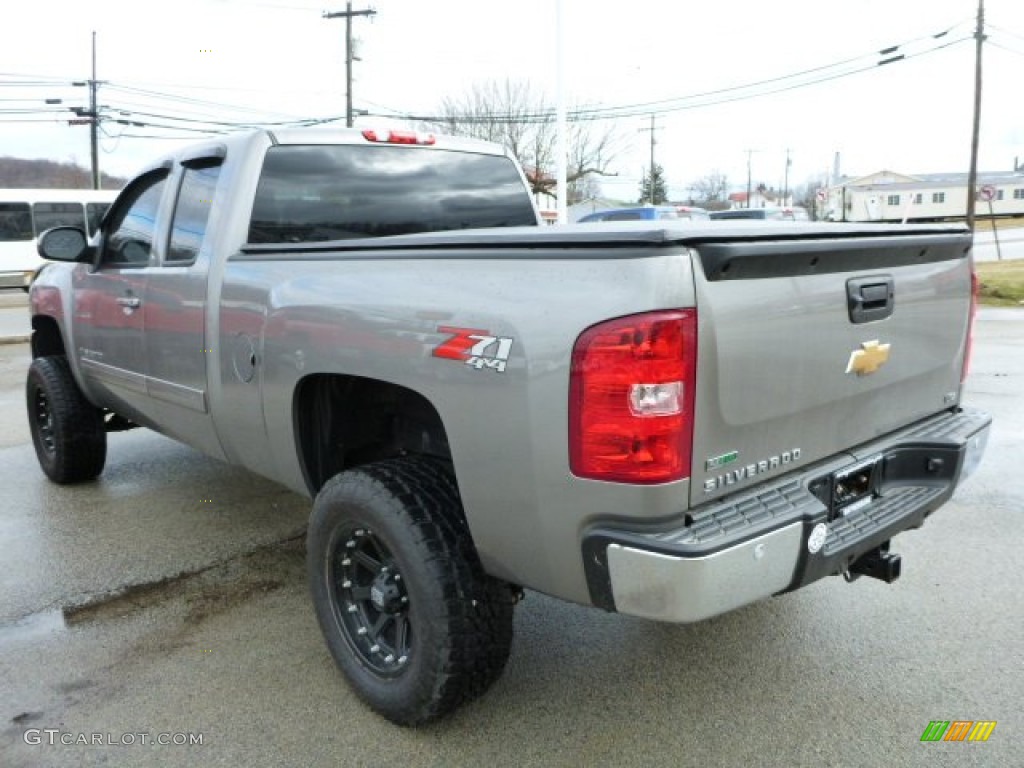 2012 Silverado 1500 LTZ Extended Cab 4x4 - Graystone Metallic / Ebony photo #3