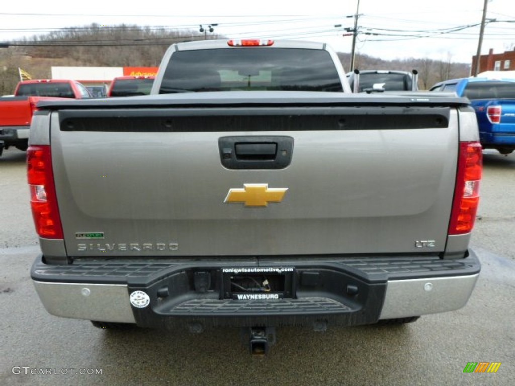 2012 Silverado 1500 LTZ Extended Cab 4x4 - Graystone Metallic / Ebony photo #4