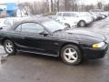 Black 1998 Ford Mustang GT Convertible