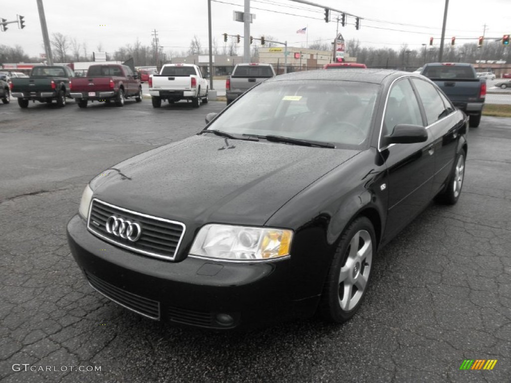 Brilliant Black 2003 Audi A6 2.7T quattro Sedan Exterior Photo #77752097