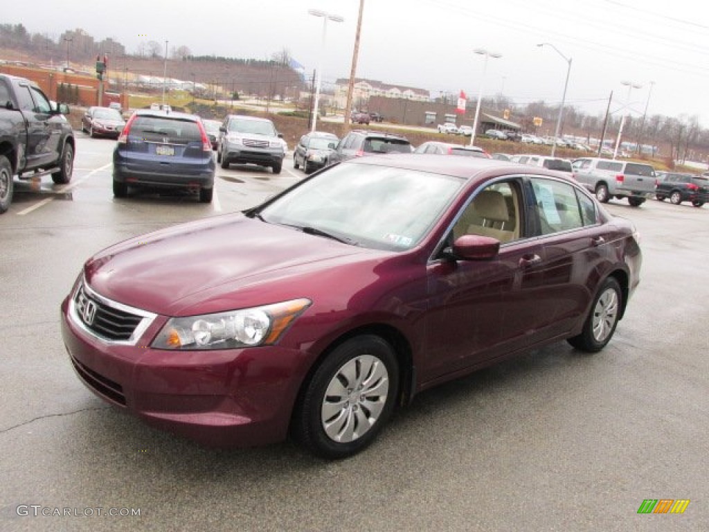 Basque Red Pearl 2010 Honda Accord LX Sedan Exterior Photo #77752119