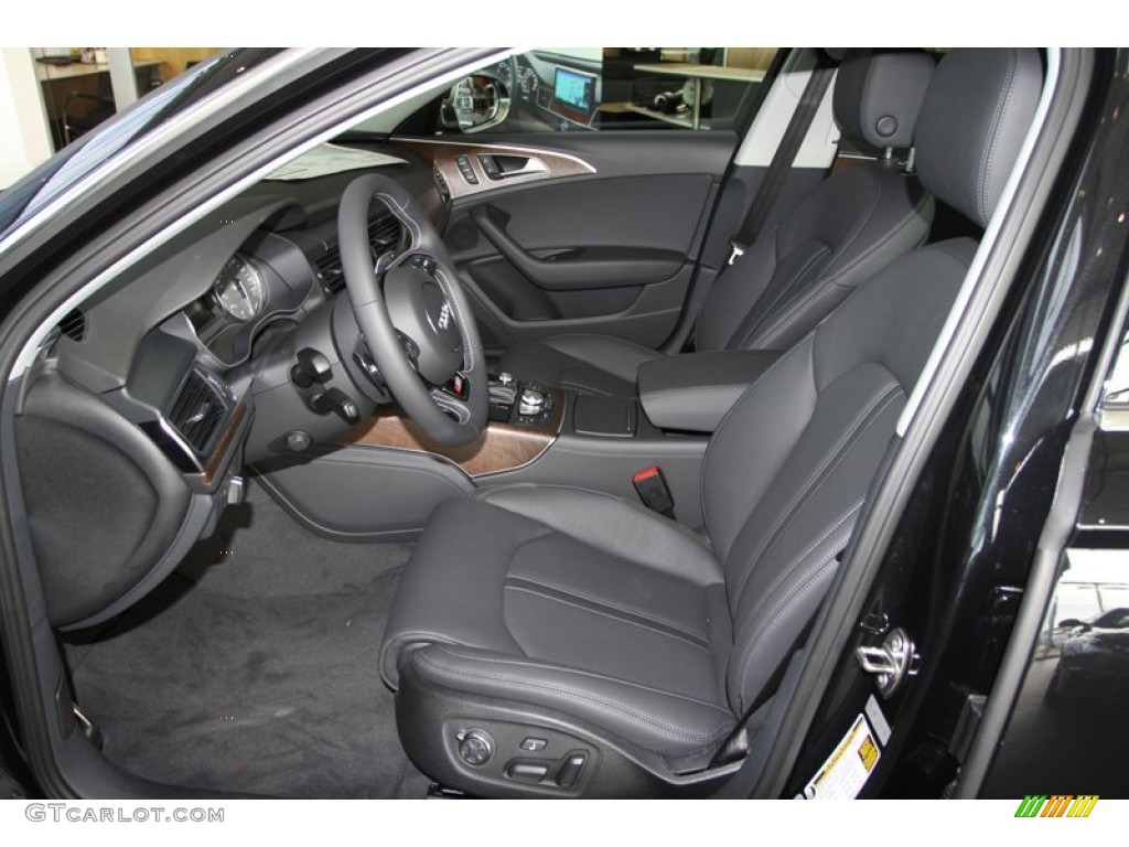 Black Interior 2013 Audi S6 4.0 TFSI quattro Sedan Photo #77752212